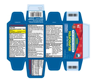 601R Rite Aid Ibuprofen 200mg round (brown) carton label 24s